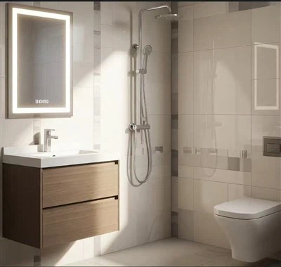 Inodoro suspendido de pared P-Trampa Diseño compacto para proyectos modernos